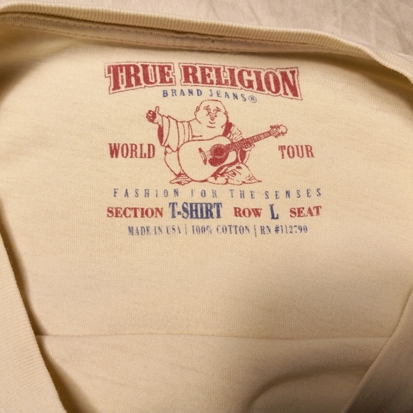 True Religion short sleeve t-shirt mens size medium - Picture 7 of 11